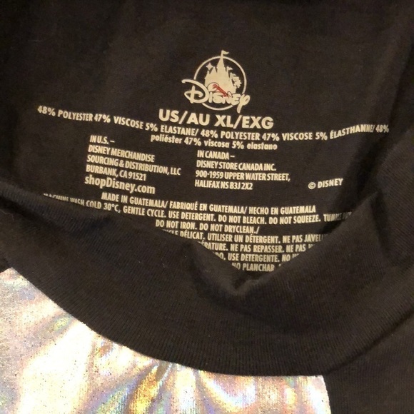 Disney Mickey MCMXXVIII Holographic Print Cropped Tank Youth XL - Picture 6 of 6